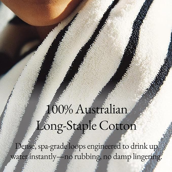 Italic Serene Ultraplush Cotton Bath Towels, 100% Cotton, Heavy Duty, Resort - Image 4