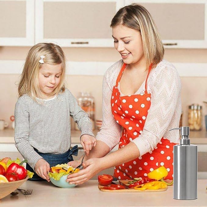 ARKTEK Large Stainless Steel Countertop Soap Dispenser - Image 8