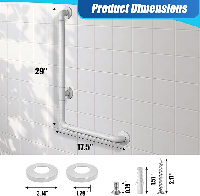 L Shaped Grab Bar for Elderly - Image 4