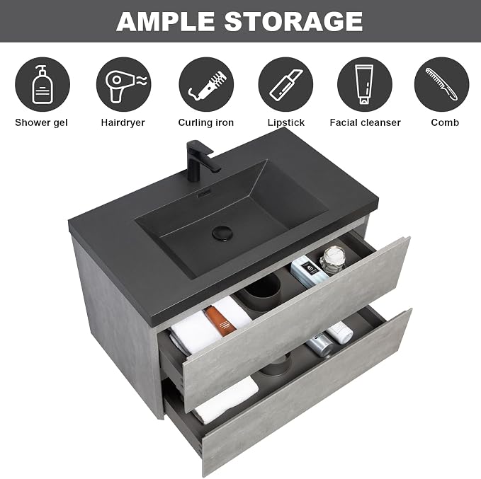36" Floating Bathroom Vanity - Image 8