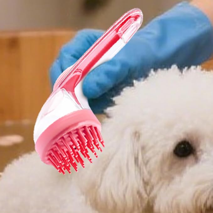 Pet Bathing Brush – Gentle Dog And Cat Scrubber - Image 3