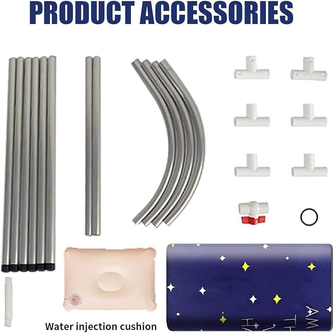 BESTHLS Portable Bathtub for Adult, Foldable Bathtub Portable Soaking Bath Tub - Image 7