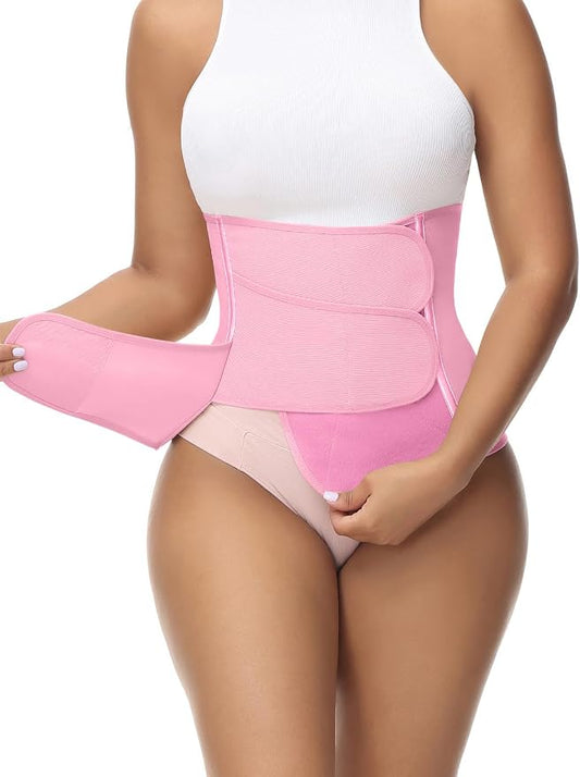 SHAPSHE Waist Trainer for Women Postpartum Recovery Wrap Waist Cincher Corset by ShapewearforWomen