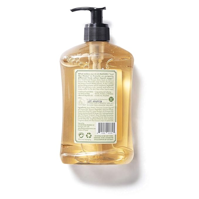 A LA MAISON Provence Lemon Liquid Hand Soap 16.9 Fl Oz - Image 5
