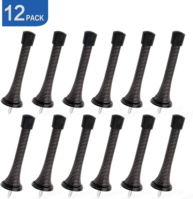 HOMOTEK 12 Pack Spring Door Stopper - Image 7