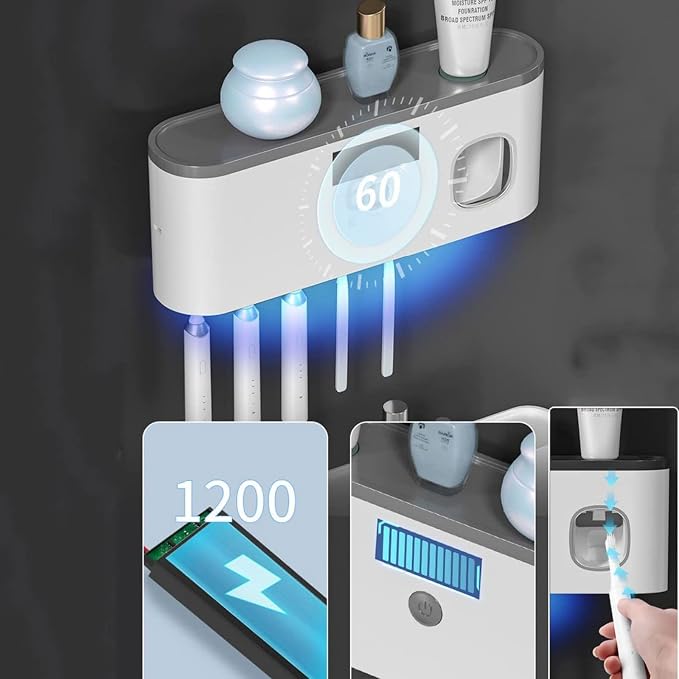 Toothbrush Holders for Bathrooms, Toothbrush Holder Wall Mounted - Image 9