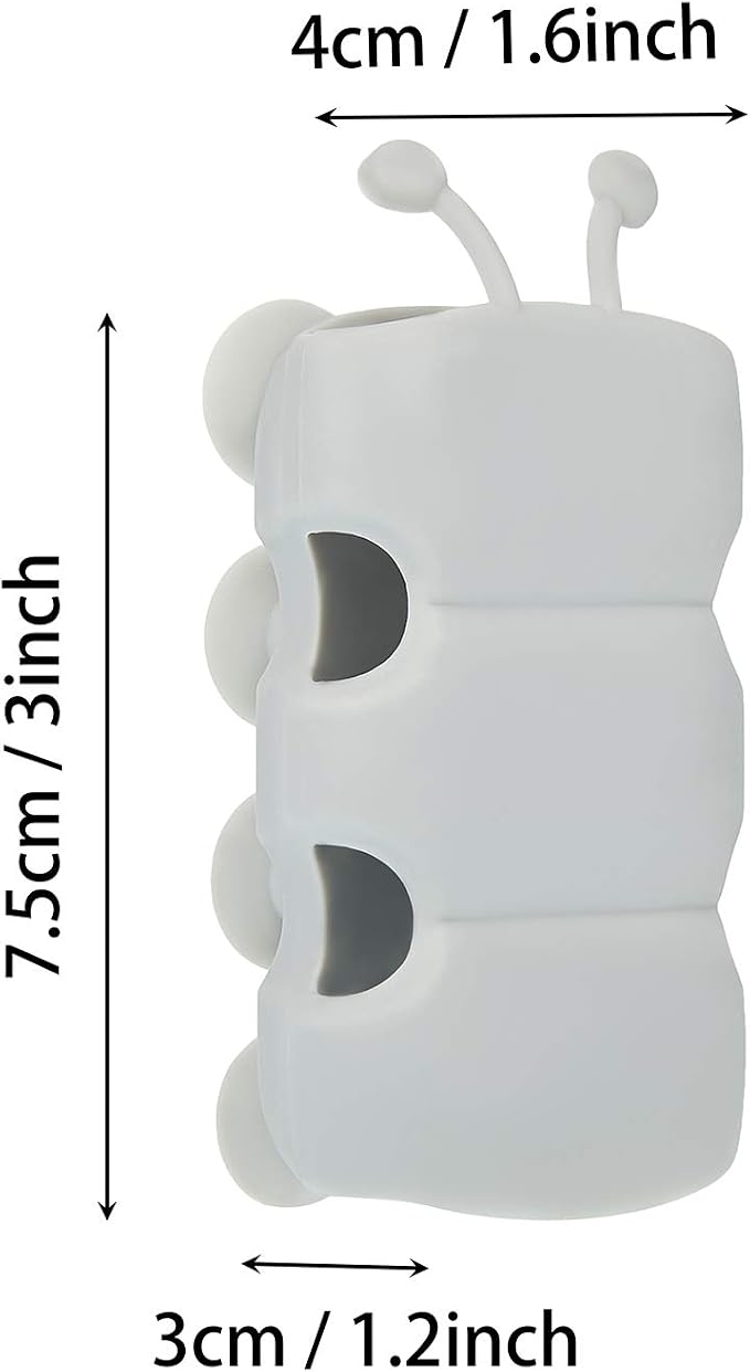 Riakrum 4 Pieces Silicone Shower Head Holder Universal Relocatable Silicone - Image 2
