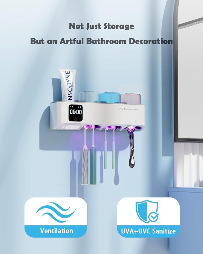 Toothbrush Holders Wall Mounted - Image 3