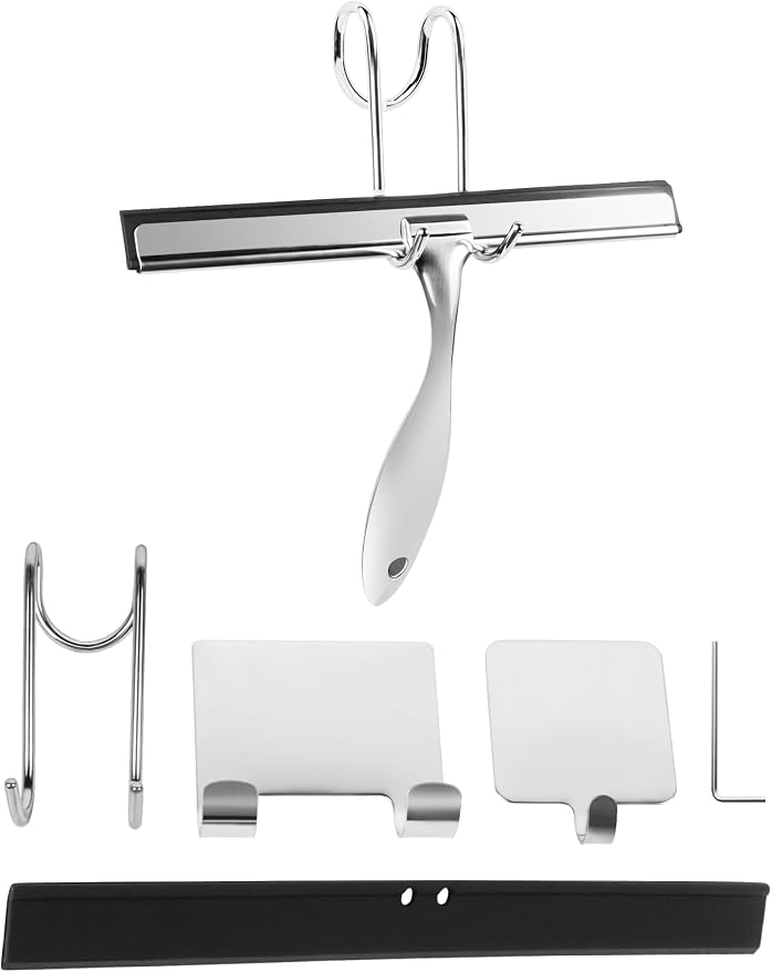All-Purpose Stainless Steel Shower Squeegee Come - Image 2