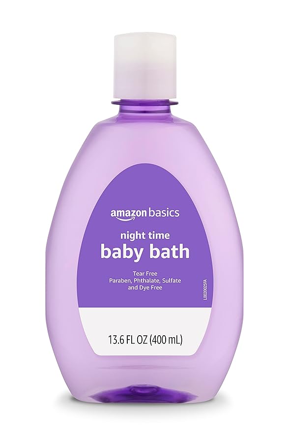 Amazon Basics Night-Time Baby Bath, Lightly scented, 13.6 Fl Oz - Image 2