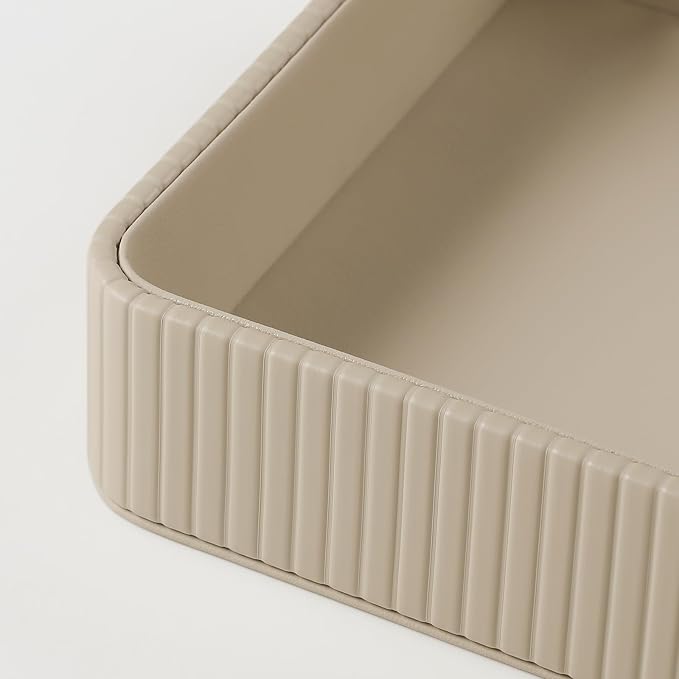 2 Pack Nightstand Organizer Tray, Decorative Perfume Valet Tray Trinket Dish - Image 5