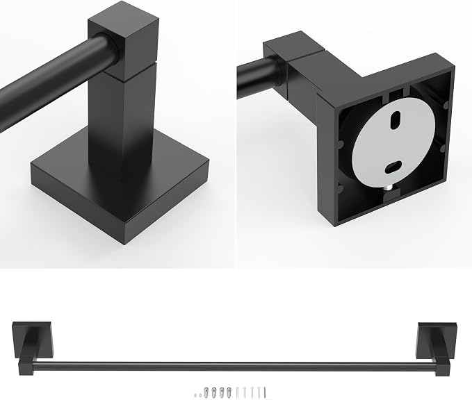RUACQ Towel Bar 24 inch, Towel Racks - Image 6