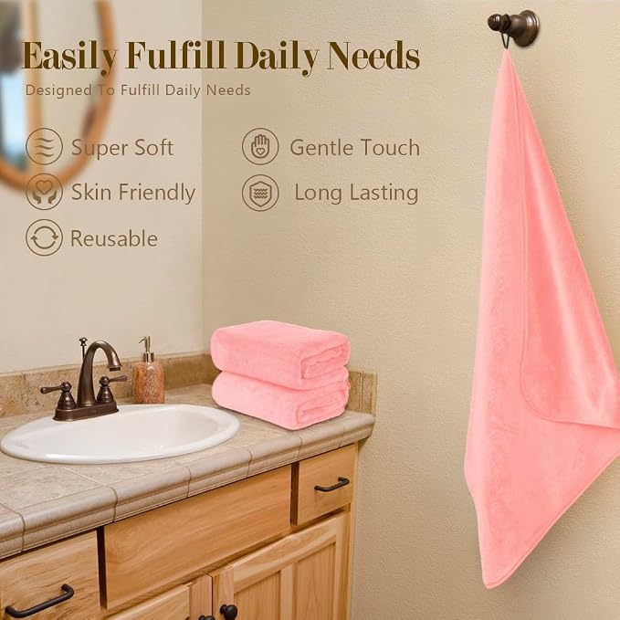 Orighty Microfiber Bath Towels Pack of 4 - Image 3