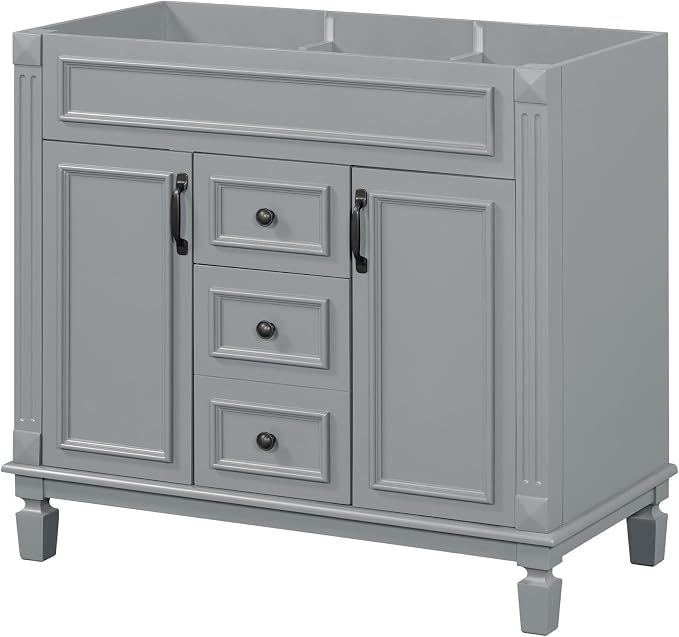Favfurish 36" Bathroom Vanity Without Top Sink, Modern Freestanding Bath by Favfurish