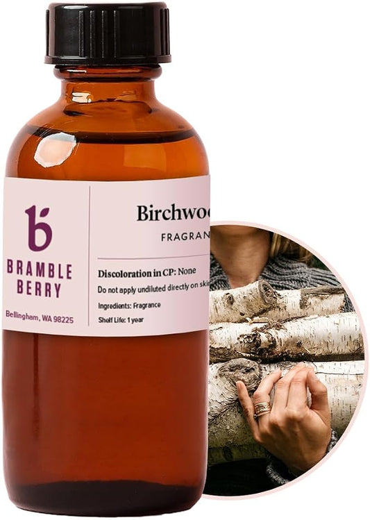 Bramble Berry Birchwood Oud Fragrance Oil 2 oz | Rich Masculine Scent by BrambleBerry