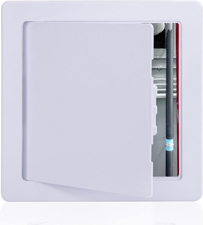 Plumbing Access Panel for Drywall 6 x 6 Inch Plastic Access Door Removable Wall by Unknown