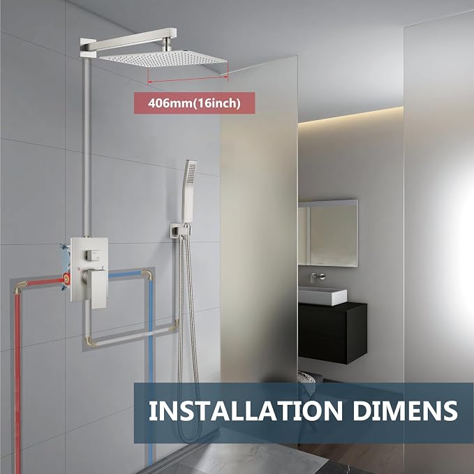 Aolemi Shower Faucet Set Rain Shower System - Image 9