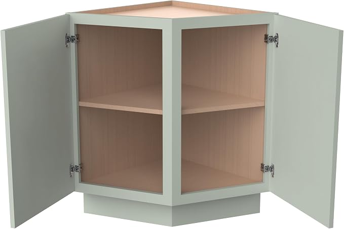 Corner Cabinet for Kitchen Bathroom, Solid Wood Frame - Image 5