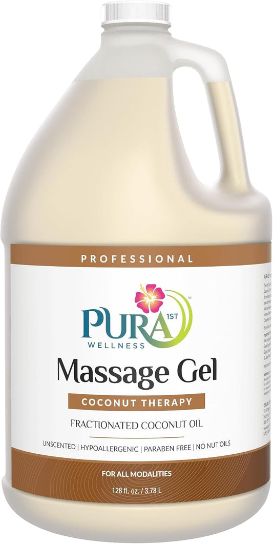 Coconut Therapy Massage Gel, Pura Wellness Massage Gel, Professional Deep by Pura1st