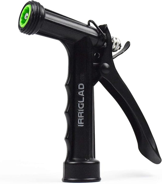 Hose Nozzle 4 Pack, Full Size Pistol Grip Water Nozzle Sprayer by IRRIGLAD