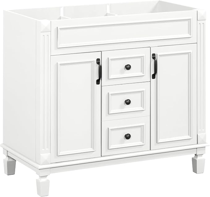Favfurish 36" Bathroom Vanity Without Top Sink, Modern Freestanding Bath - Image 4