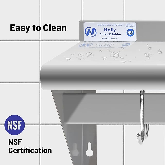 Hally Stainless Steel Shelf - Image 5