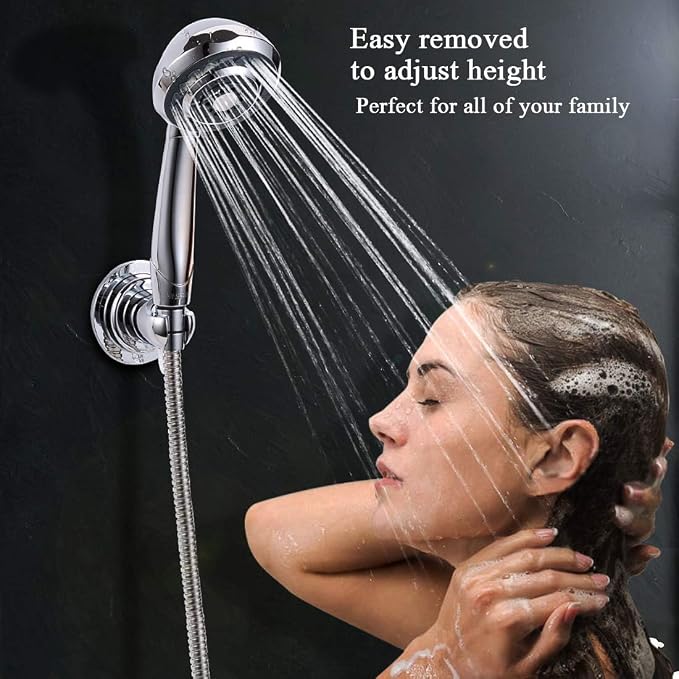 Suction Cup Shower Head Holder for Elderly, Removeable Showerhead Holder for - Image 6