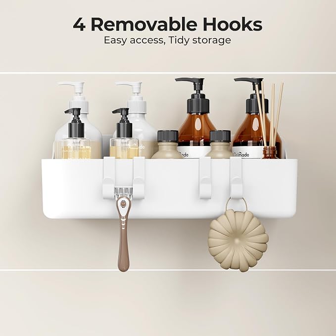 Orimade Shower Caddy 3-Pack, No-Drill Adhesive Shelves - Image 9