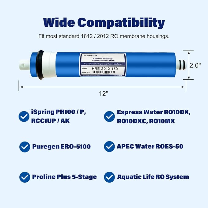 150 GPD RO Membrane Filter Replacement, Reverse Osmosis Membranes, RO Buddie - Image 4