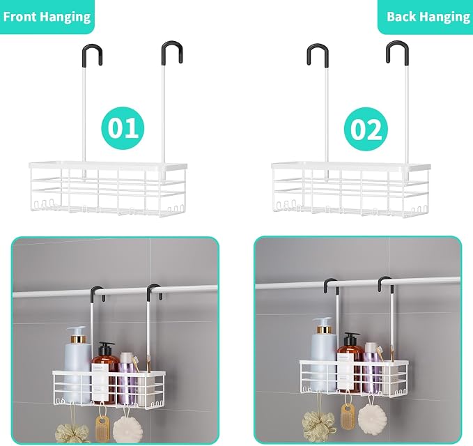 HapiRm Hanging Shower Caddy Organizer - Image 4