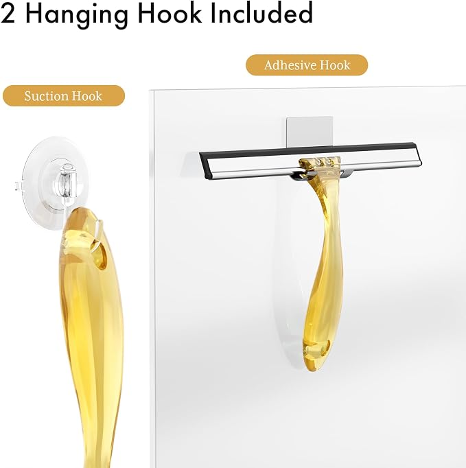 AmazerBath Shower Squeegee for Glass Doors, All-Purpose Squeegee - Image 7