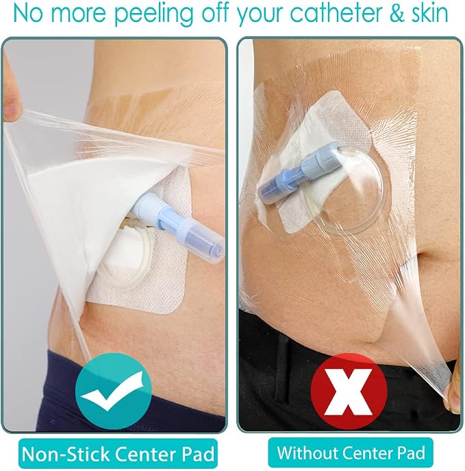 Waterproof Shower Protector | 10x12 Inch Dialysis Catheter Shower Cover Large | - Image 7