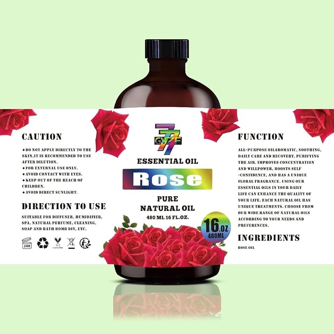 Rose Essential Oil – Rose Oils for diffusers, humidifiers, Home Baths, Cleaning - Image 9
