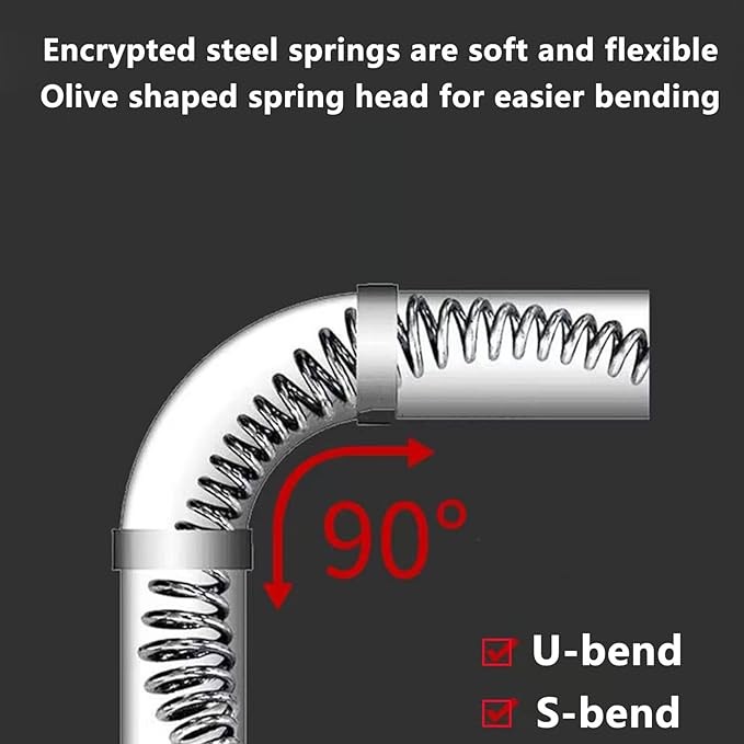 Drain Clog Remover, Spring Drain Snake - Image 7
