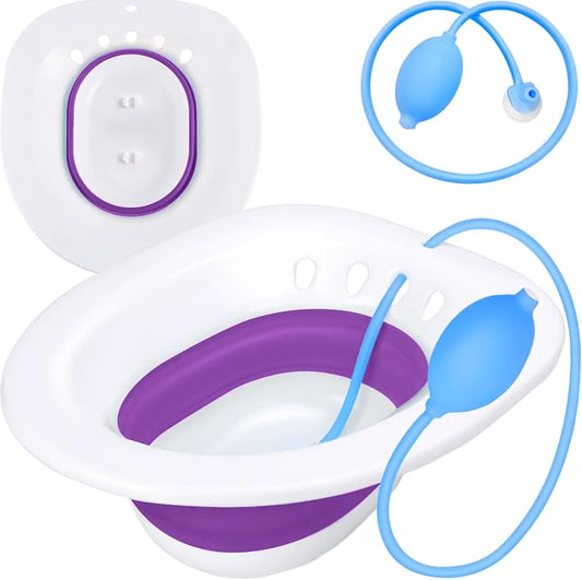 Pochik Sitz Bath for Toilet Seat Hemorrhoids and Postpartum Care, Yoni Steam by Pochik