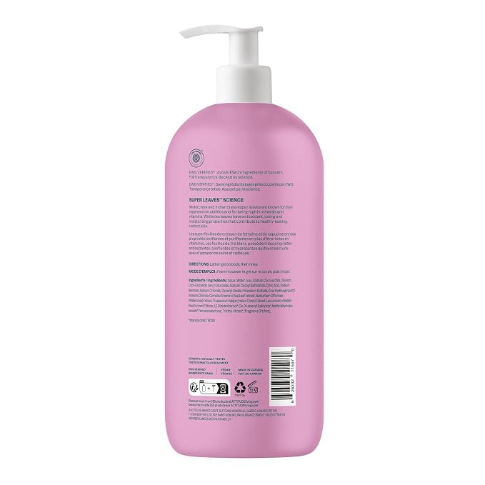 ATTITUDE Soothing Shower Gel, Dermatologically Tested, Plant and Mineral-Based - Image 7