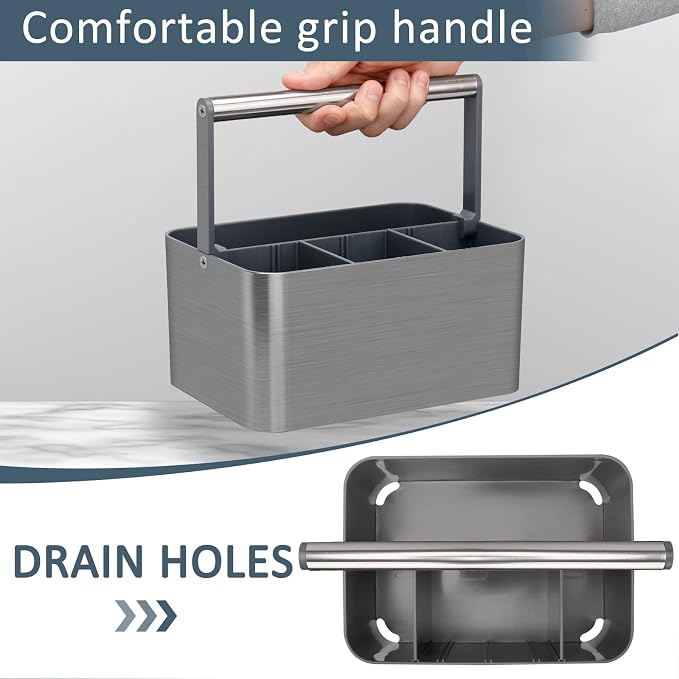 Portable Shower Caddy Basket Bin - Image 3