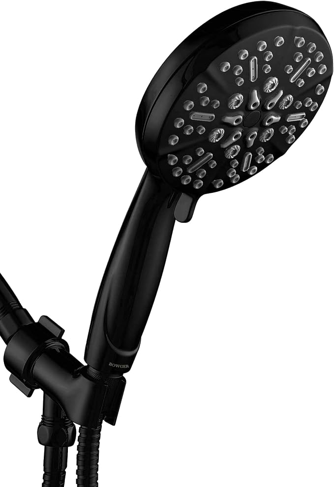 Matt Black Shower Head with Handheld Spray High Pressure-Multifunction Strong - Image 7