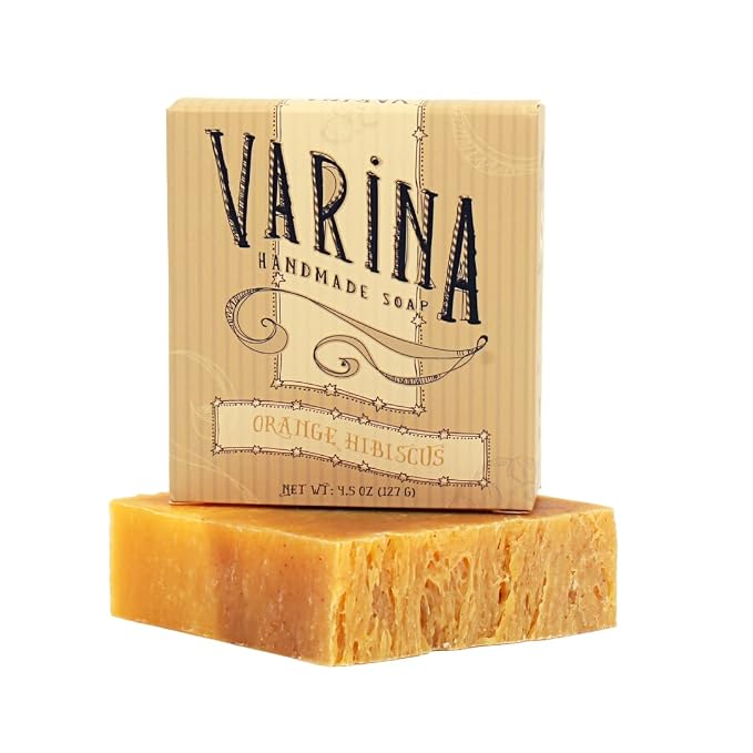 Organic Orange Hibiscus Bar Soap - Image 9