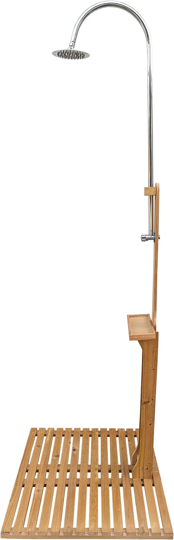Outdoor Wooden Pool Shower - Image 4