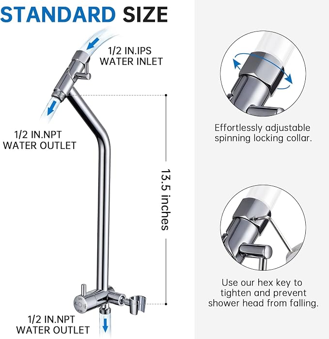 G-Promise All Metal Shower Diverter - Image 7