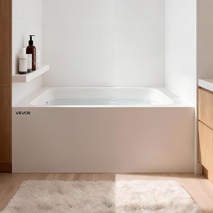 VEVOR Alcove Bathtub, Soaking Bath Tub by VEVOR