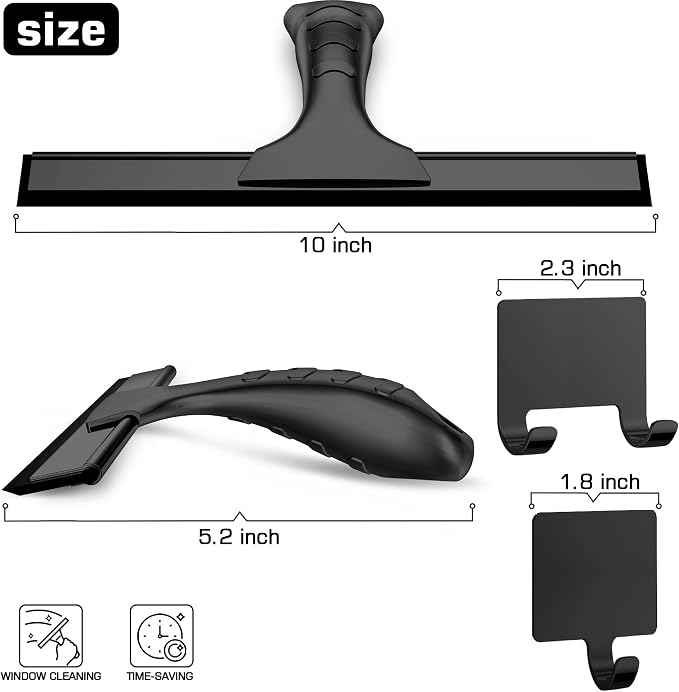 All-Purpose Stainless Steel Shower Squeegee - Image 6