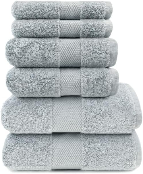 Maisonette Elegance 100% Organic Cotton Turkish Bathroom Towels Set, Ideal by MAISONETTE