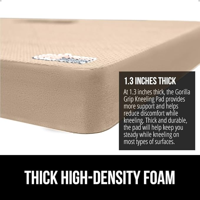 GORILLA GRIP Extra Thick Patent Pending Soft Foam Kneeling Pad, Supportive - Image 3