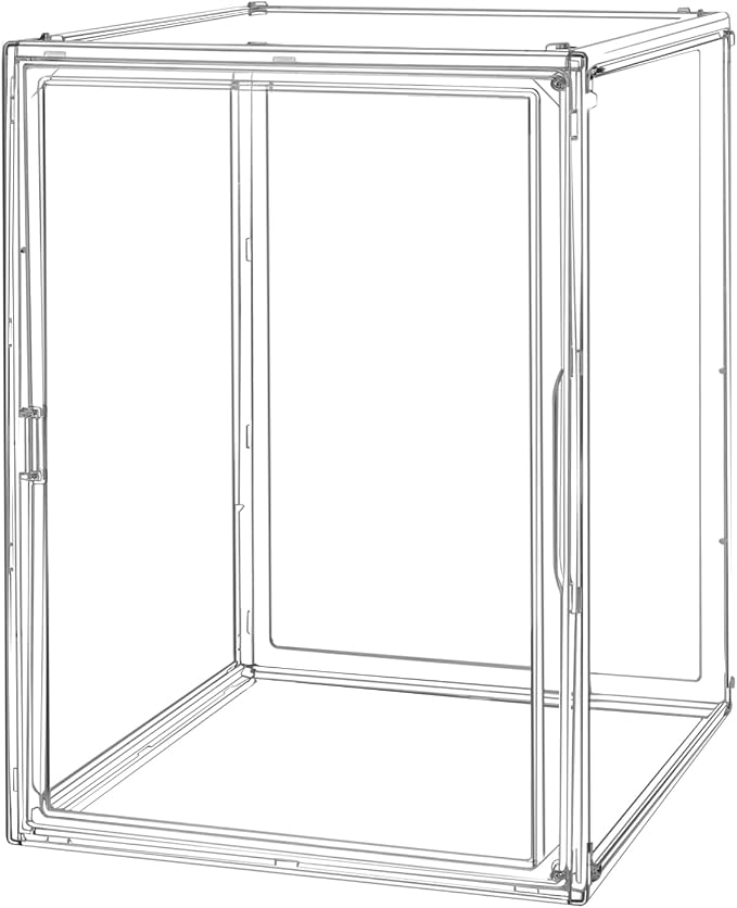 2X-Large 15.7"X11.8"X9.8" Acrylic Display Case by BOHOIDEE-CreativeDisplay