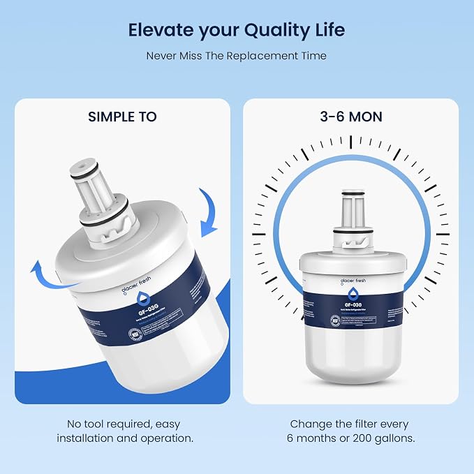 GLACIER FRESH Replacement for DA29-00003G Water Filter, Compatible - Image 5