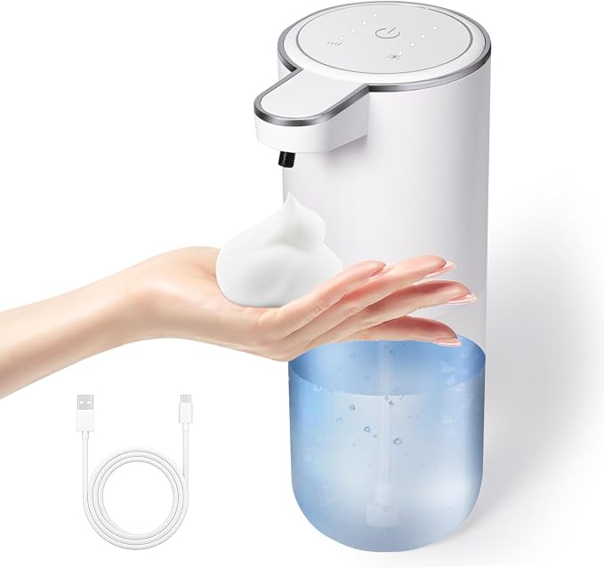 Automatic Foaming Soap Dispenser, Touchless Foam Hand Soap Dispenser by XINKORA
