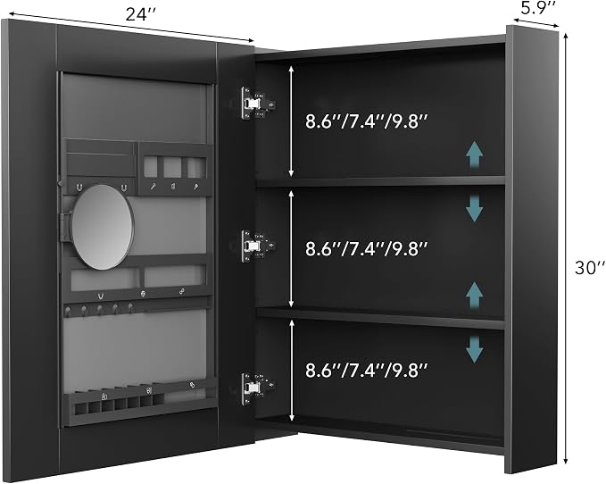 Bathroom Mirror Cabinet - Image 2