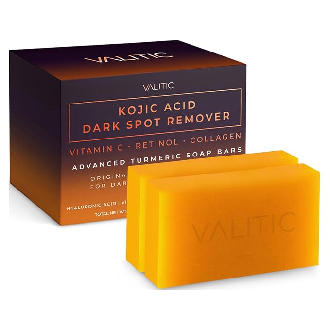VALITIC Kojic Acid Dark Spot Remover Soap Bars by VALITIC